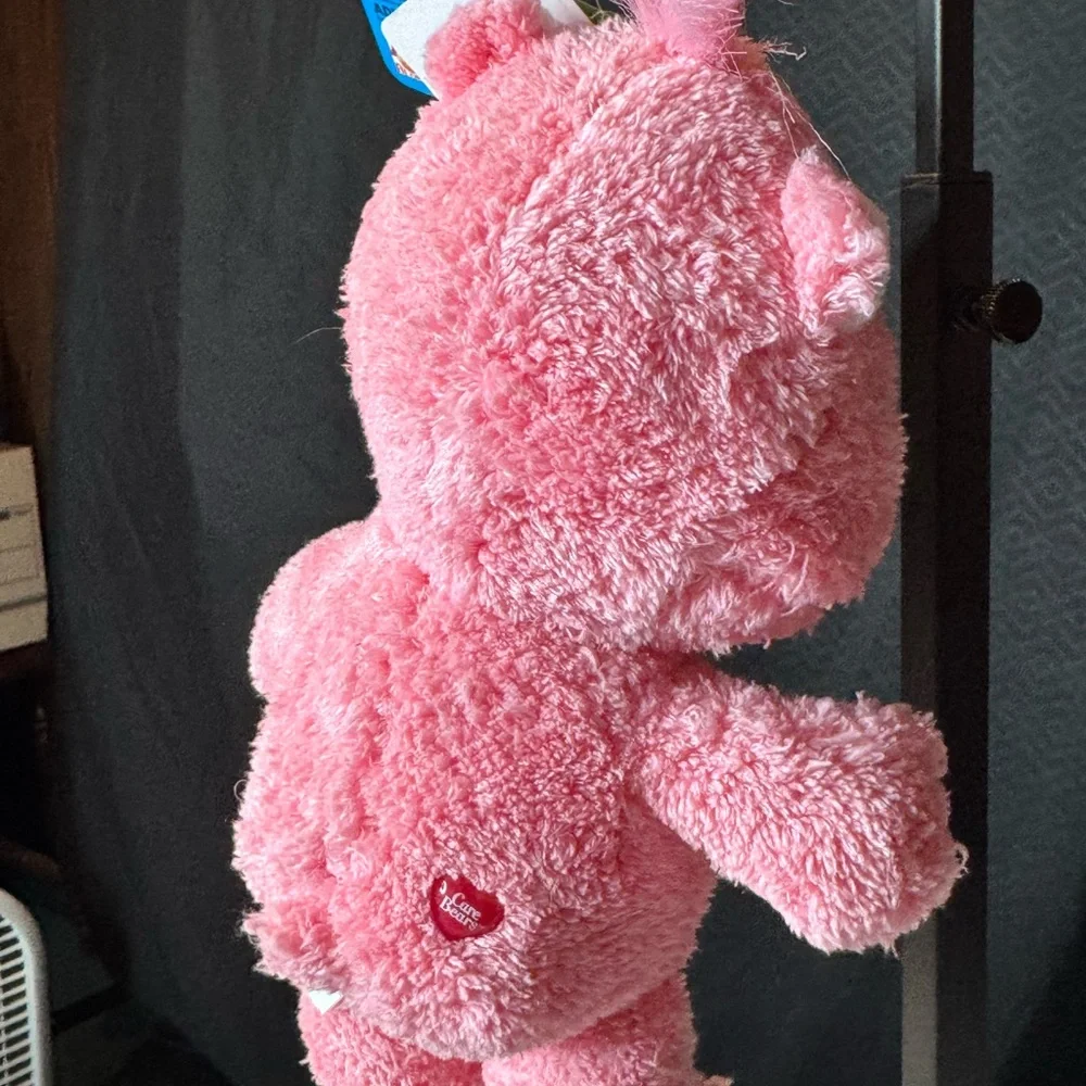 Care Bears Love-a-Lot Bear Special Edition Fluffy Lil’ Bear Series 2 NWT